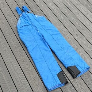 Kids Blue Bib Snow Pants